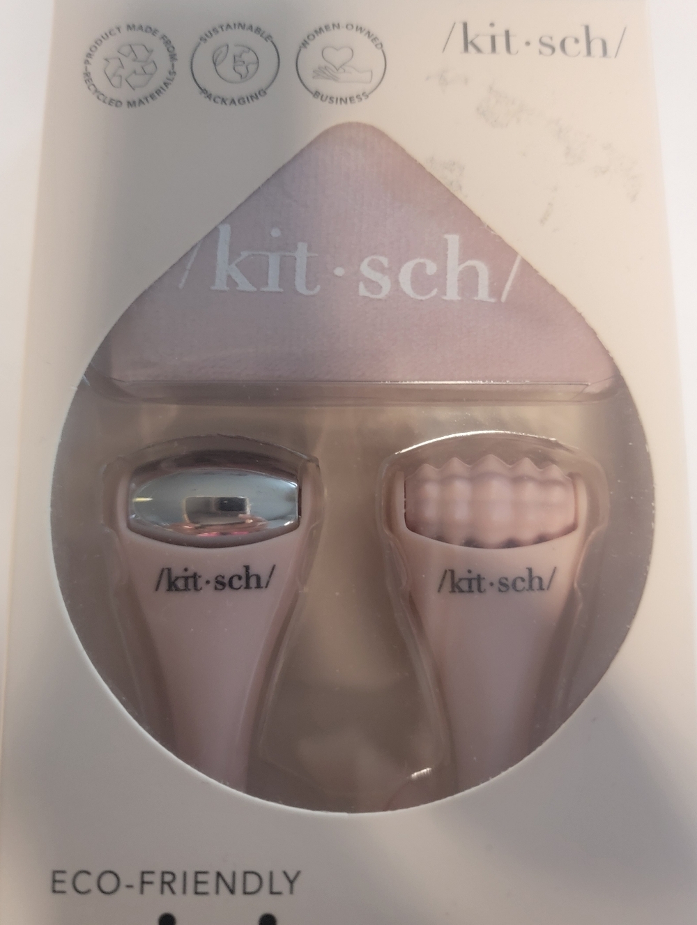 Kitsch Mini Spa Rollers - Pale Pink - Picture 2 of 8